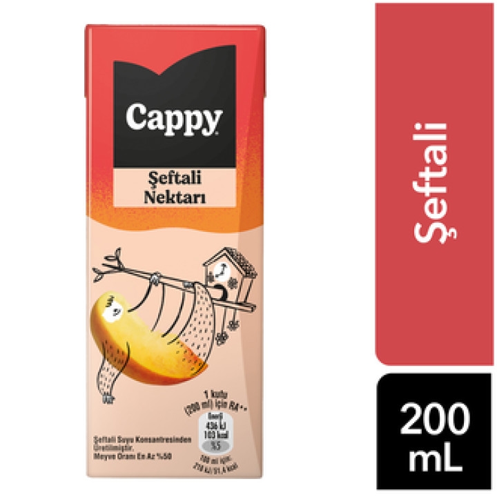 كابي دراق كرتون 200 مل