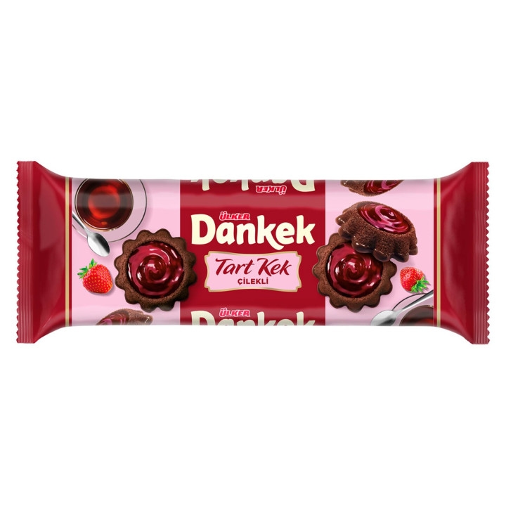ÜLKER DANKEK TART KEK ÇİLEKLİ 180 G