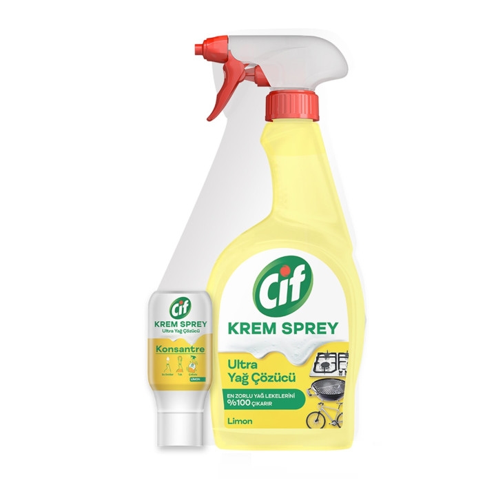 CIF KREM SPREY LİMON 750 ml + 250 ml