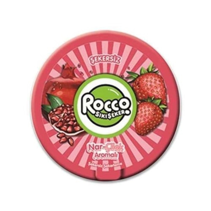 ROCCO SIKI ŞEKER NAR VE ÇİLEK AROMALI 12 G