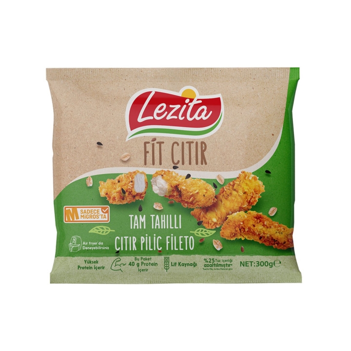 ليزيتا فيليه دجاج مقرمش بالحبوب الكاملة 300 جرام