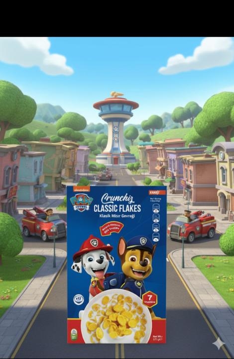 باو باترول كورن فليكس كلاسيك 375 غرام 1