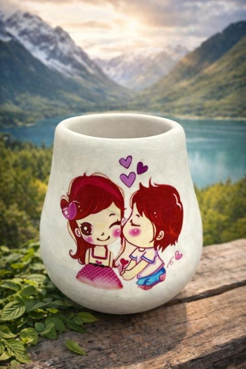 جوزة متة مع صورة أطفال