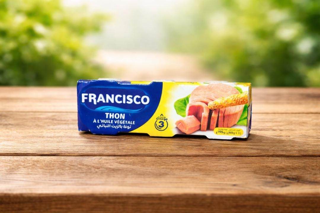 فرانشيسكو تونا بالزيت النباتي 3*65 غرام