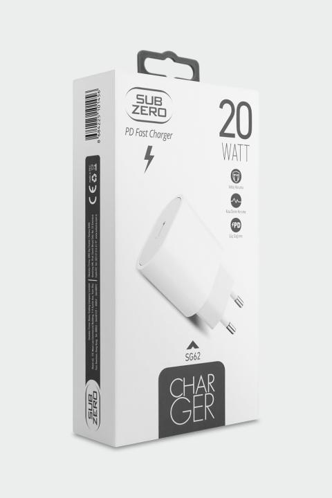 سوبزيرو SG62 رأس شاحن 20 وات