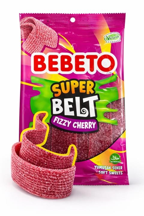 BEBETO SUPER BELT FIZZY CHERRY 135 G