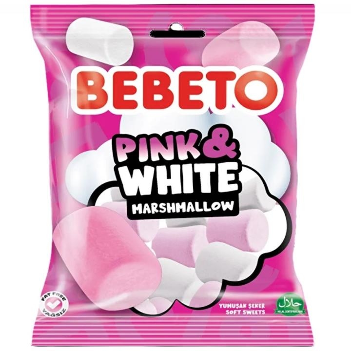 BEBETO PINK & WHITE MARSHMALLOW 60 G