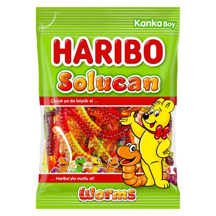 HARIBO SOLUCAN WORMS 80 G