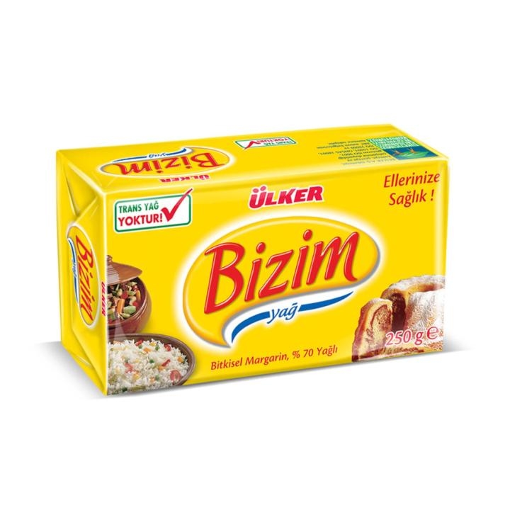 أولكر بيزيم ياغ زبدة نباتية 250 غرام