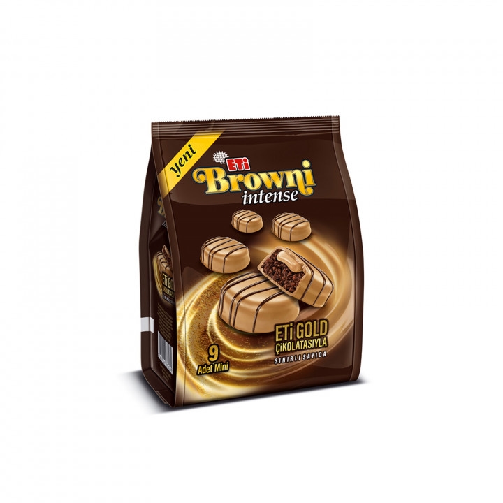 ETİ GOLD BROWNİ İNTENSE ÇİKOLATALI KEK 135 G ADET 9