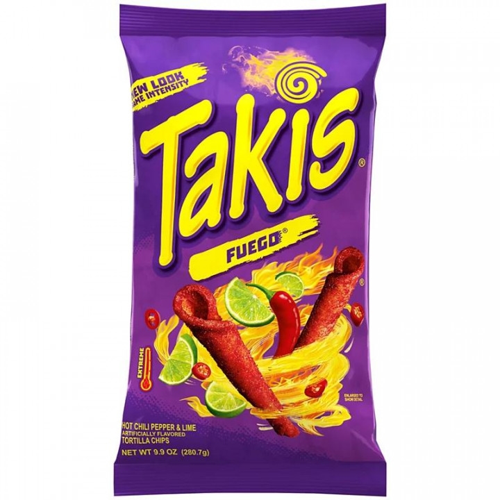 TAKİS FUEGO HOT CHILI PEPPER VE LIME 56,7 G
