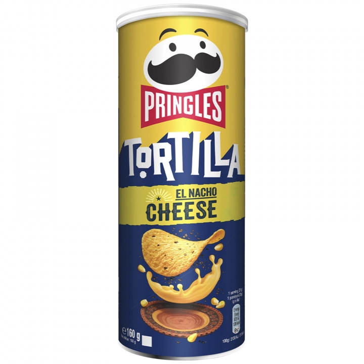 PRINGLES TORTİLLA NACHO PEYNİRLİ 160 G