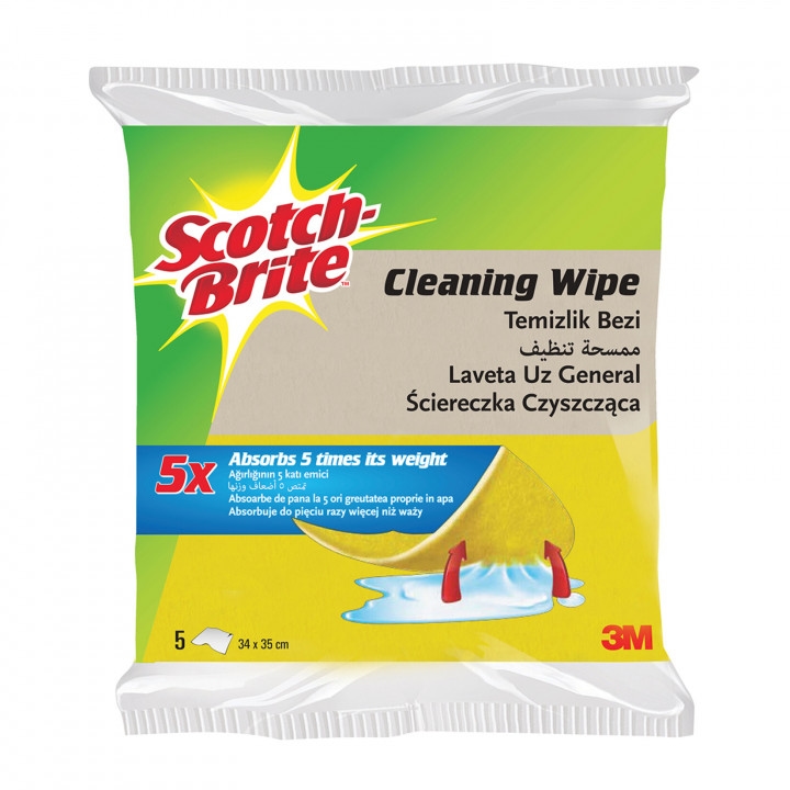 SCOTCH BRİTE TEMİZLİK BEZİ ADET 5