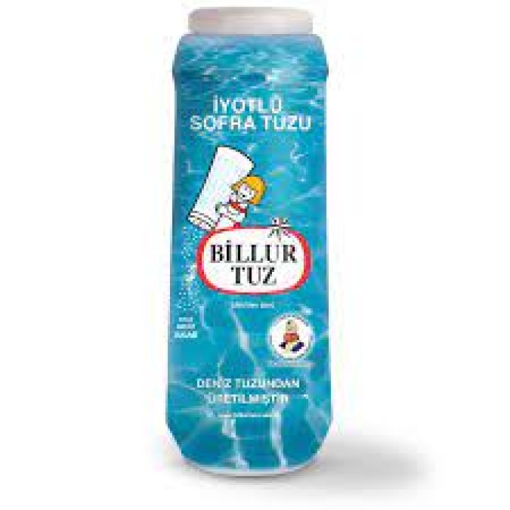 BİLLUR TUZ İYOTLU SOFRA TUZU 500 G
