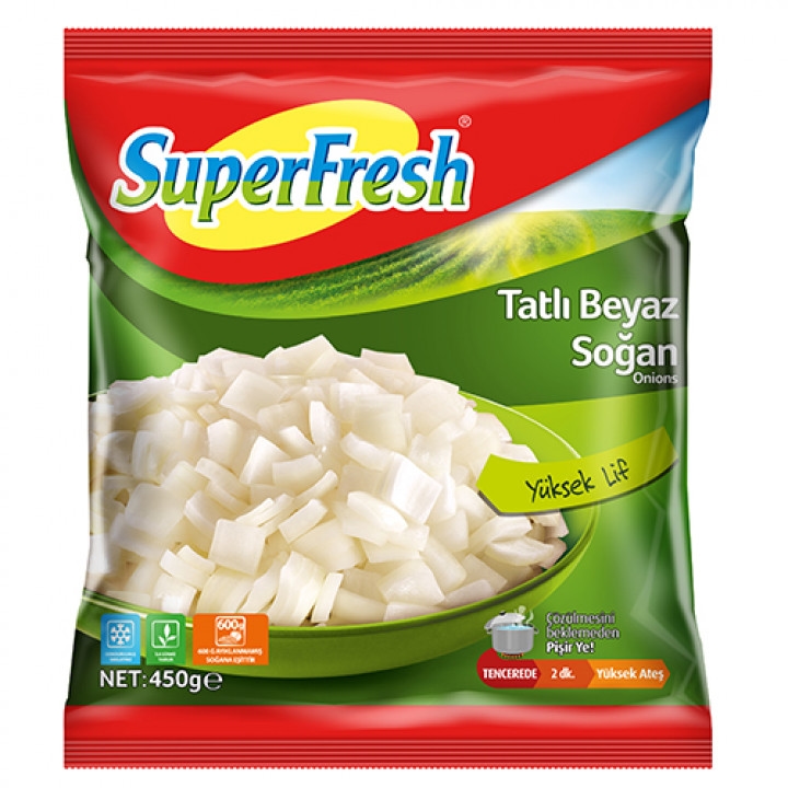 SUPER FRESH DOĞRANMIŞ SOĞAN 450 G