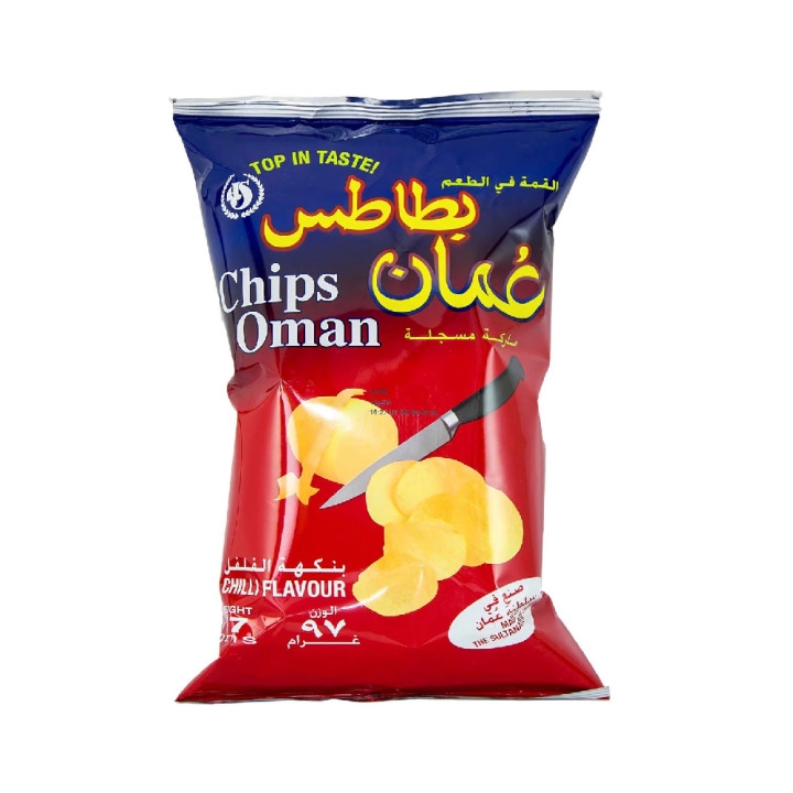 OMAN CHİPS CHILLI FLAVOUR 50 G