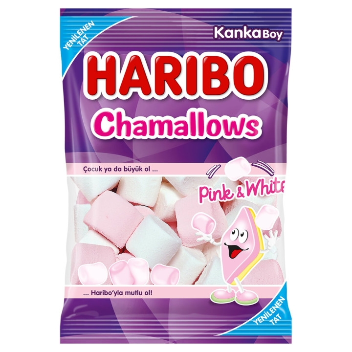 HARIBO CHAMALLOWS PİNK & WAİTE 88 G