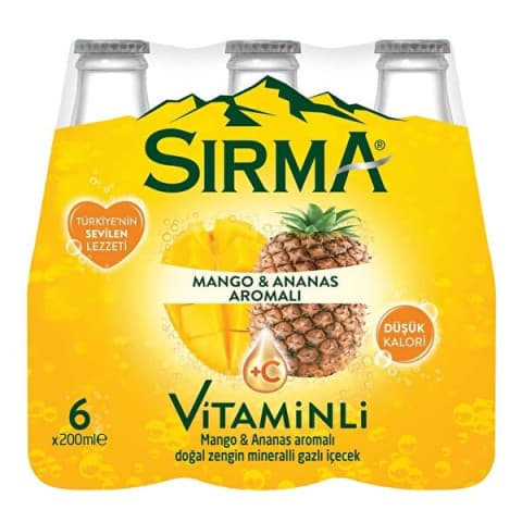 SIRMA MANGO VE ANANAS 200 ml ADET 6