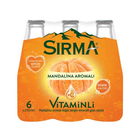 SIRMA MANDALİNA 200 ml ADET 6
