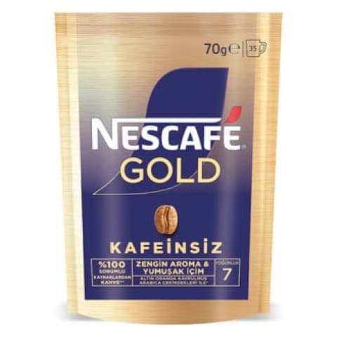 NESCAFE GOLD KAFEİNSİZ 70 G