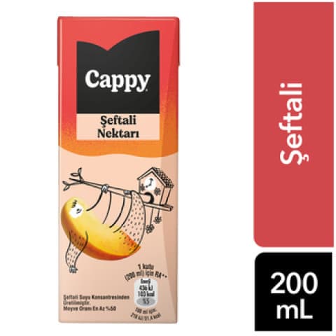 كابي دراق كرتون 200 مل