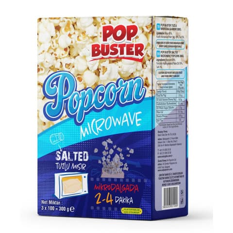 POP BUSTER MICROWAVE POPCORN 300 G