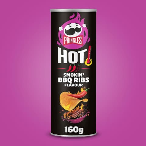 PRINGLES HOT SPICY BBQ 160 G