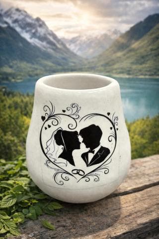 جوزة متة مع صورة