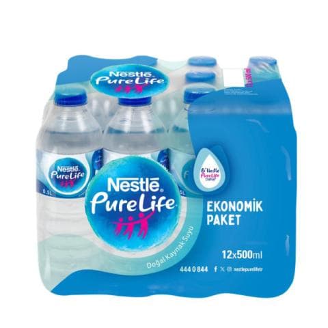 نستله ماء 0.5 لتر عدد 12