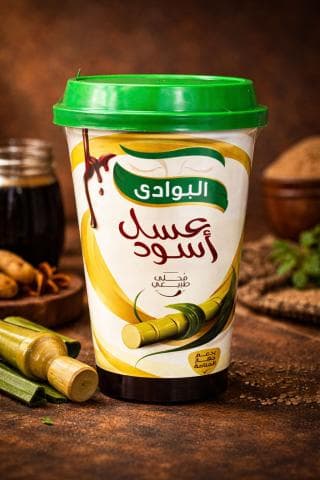 البوادي عسل أسود 680 غرام