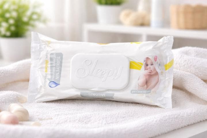 سليبي مناديل معطرة للأطفال للبشرة الحساسة عدد 50