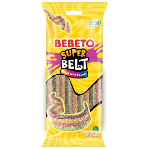 BEBETO SUPER BELT FIZZY MIX FRUIT 180 G