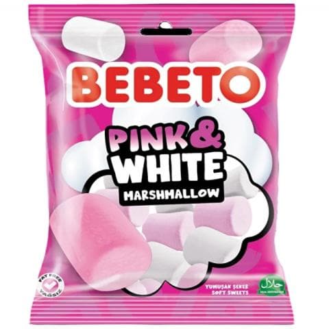 BEBETO PINK & WHITE MARSHMALLOW 60 G