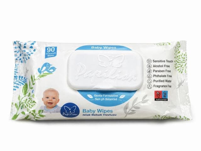 بابيليون مناديل معطرة للأطفال عدد 90