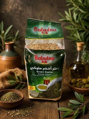 بلدنا زعتر أخضر ملوكي 400 غرام