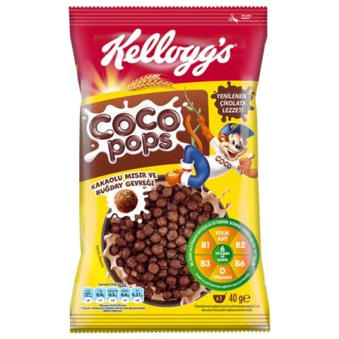 كيلوجز كوكو بوبس كورن فليكس 40 غرام