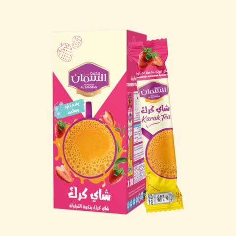 السمان شاي كرك بنكهة الفراولة 20 غرام