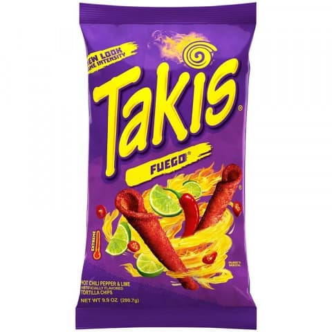 TAKİS FUEGO HOT CHILI PEPPER VE LIME 56,7 G