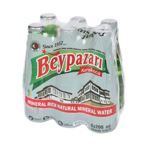 BEYPAZARI DOĞAL MADEN SUYU ADET 6 x 200 ml