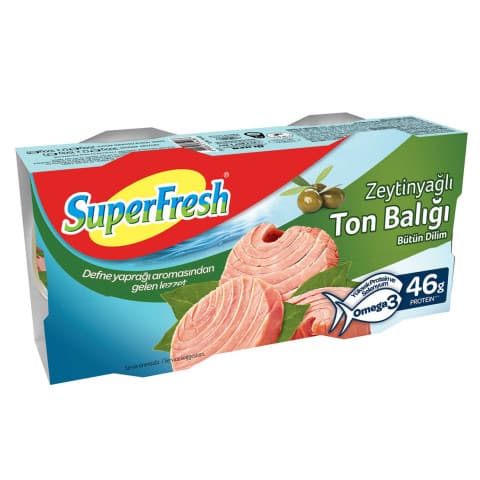 سوبر فريش تونا بزيت الزيتون 2*150 غرام