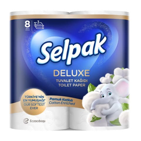 سيلباك ديلوكس مناديل تواليت عدد 8 رول