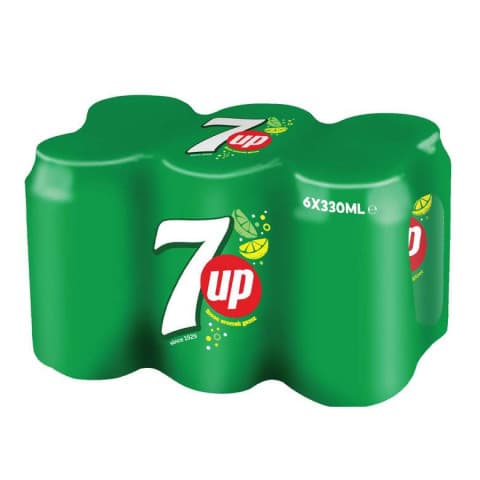 7UP 330ml ADET 6