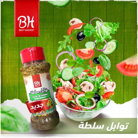 بدري وهنية توابل السلطة 80 غرام