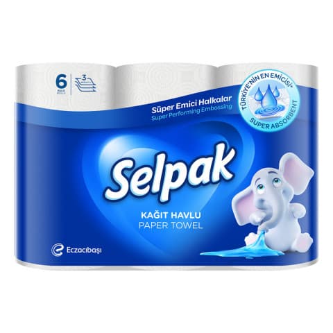 سيلباك مناديل مطبخ عدد 6