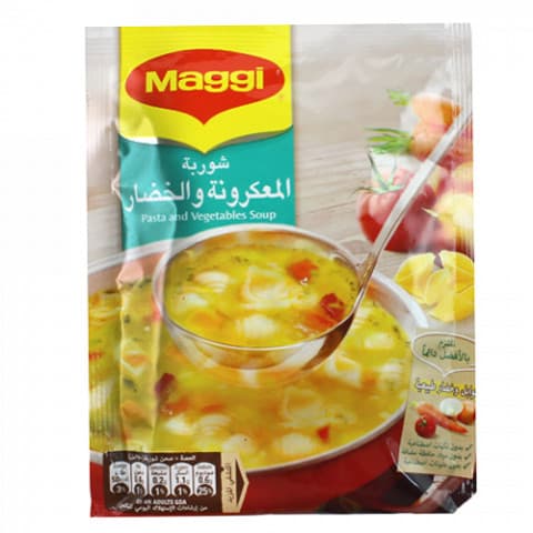 ماجي شوربة المعكرونة والخضار 62 غرام