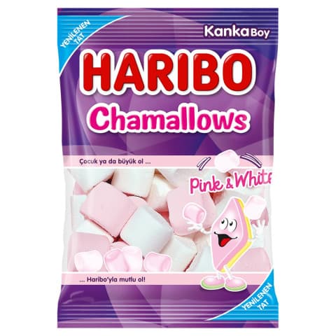 HARIBO CHAMALLOWS PİNK & WAİTE 70 G