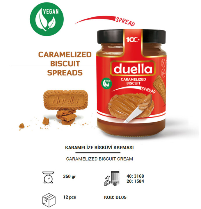 DUELLA CARAMELIZED BISCUIT 350 G