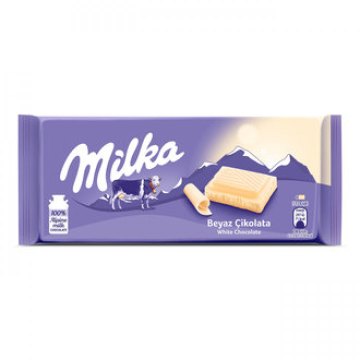 ميلكا شوكولا بيضاء 80 غرام