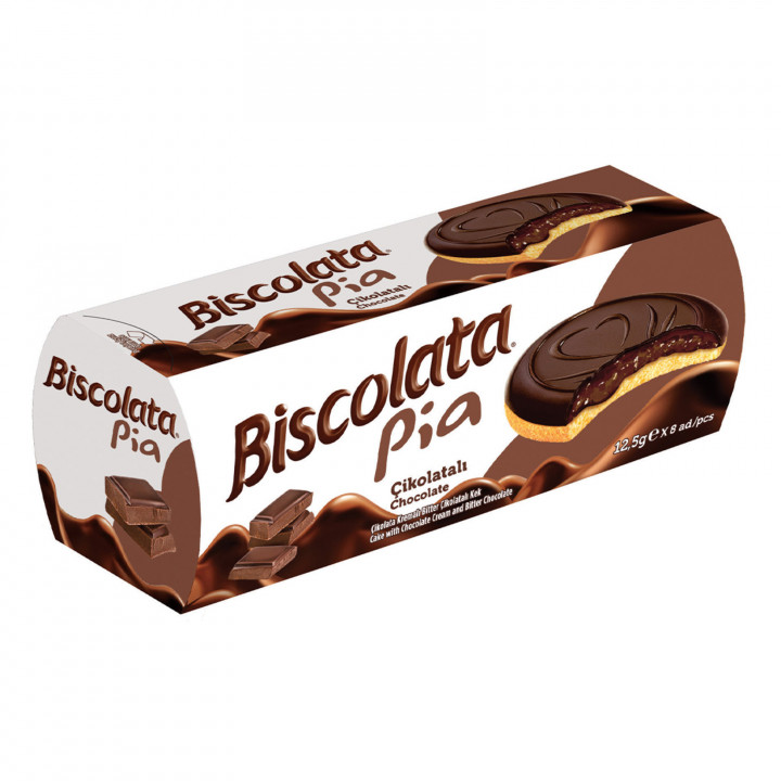 بيسكولاتا بيا شوكولا 100 غرام عدد 8