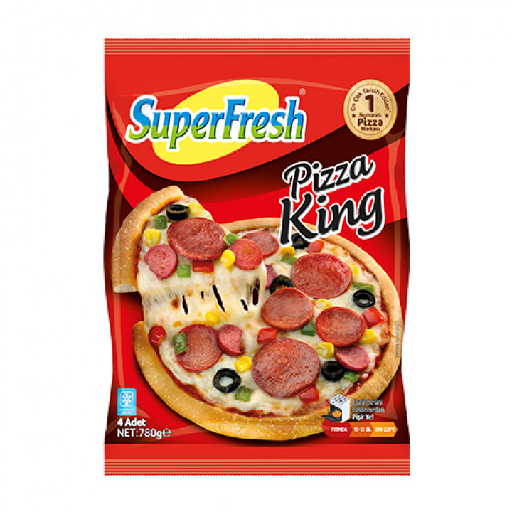 SUPER FRESH PIZZA KING 4'lü 780 G